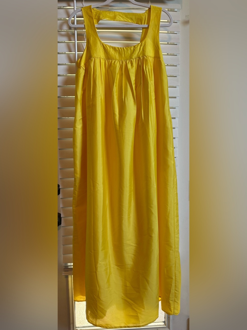 Bright Yellow Maxi Dress